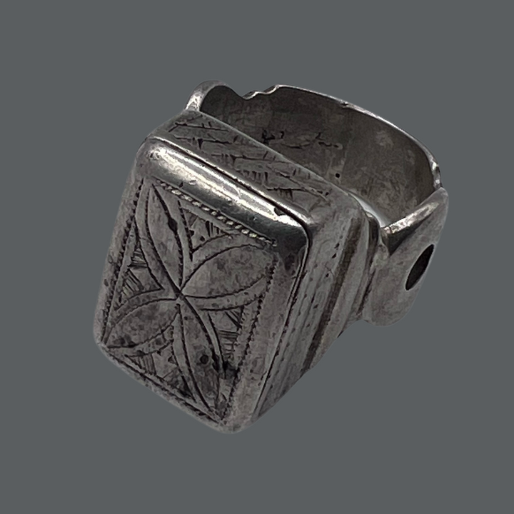 Old silver ring