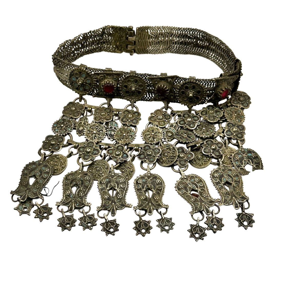 Bulgarian Ottoman Silver Necklace, 19th C.