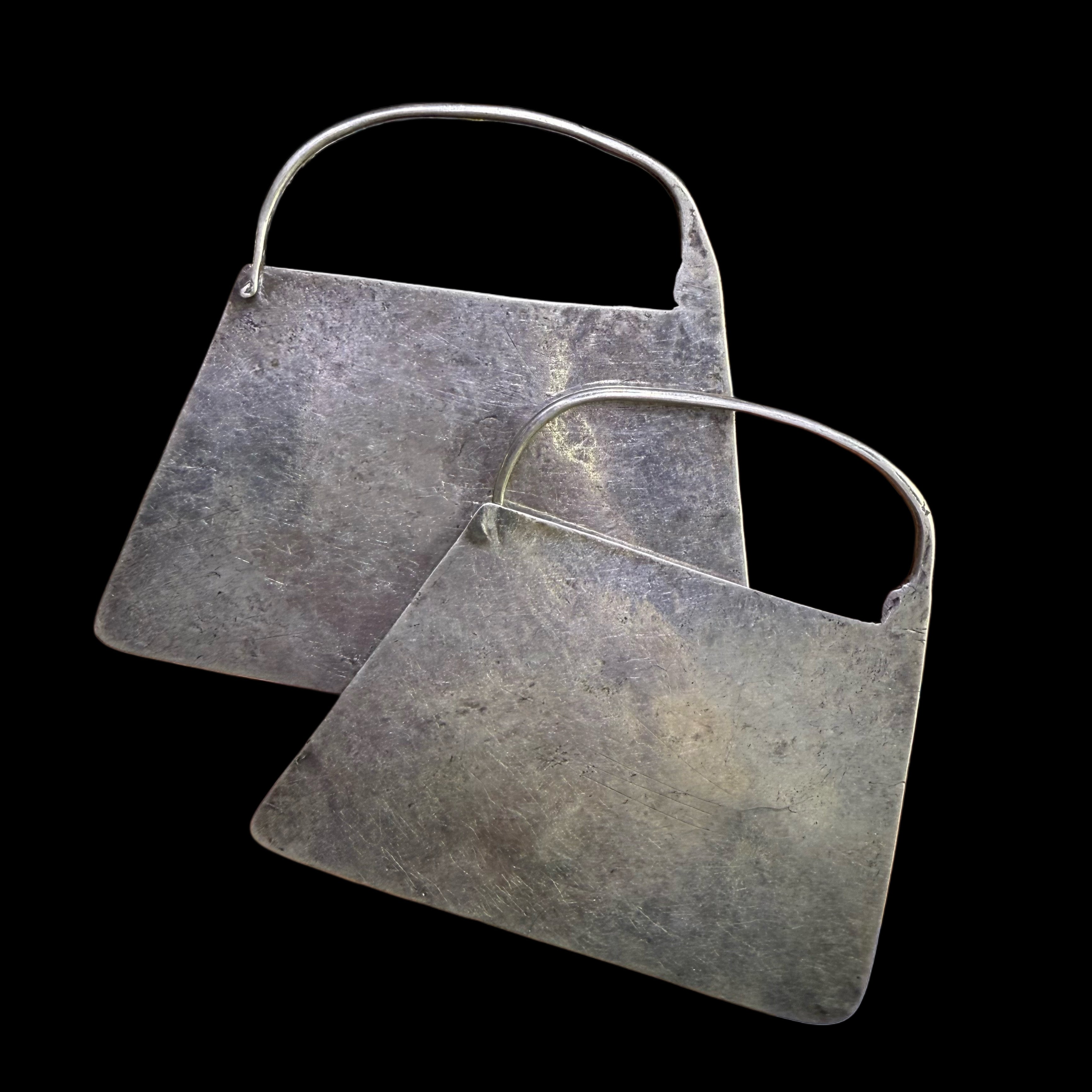 Old Chaway Mapuche Silver Earrings