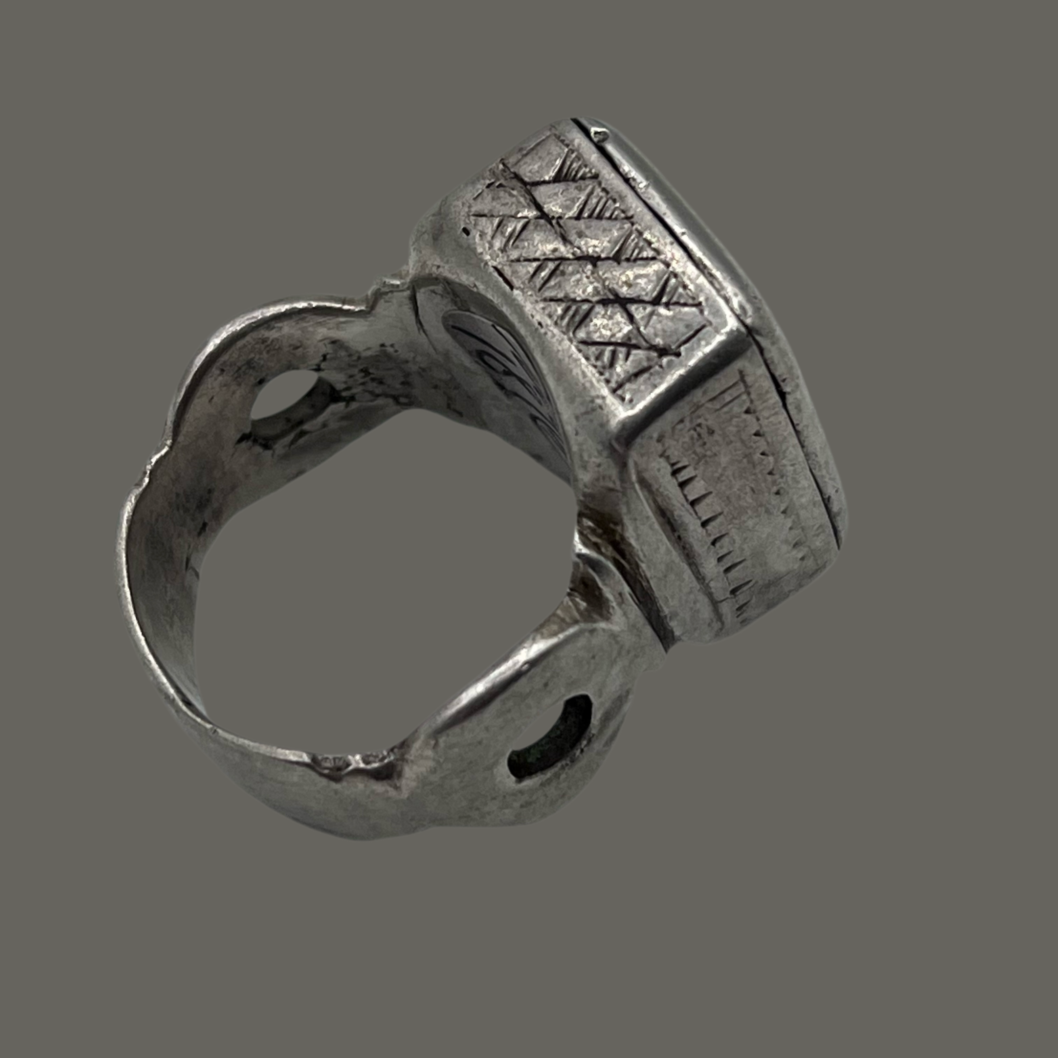 Old silver ring