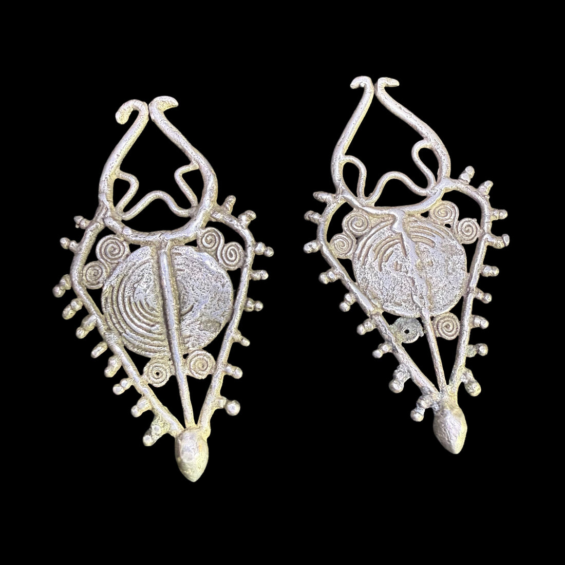 Timorese Silver Ear Ornaments