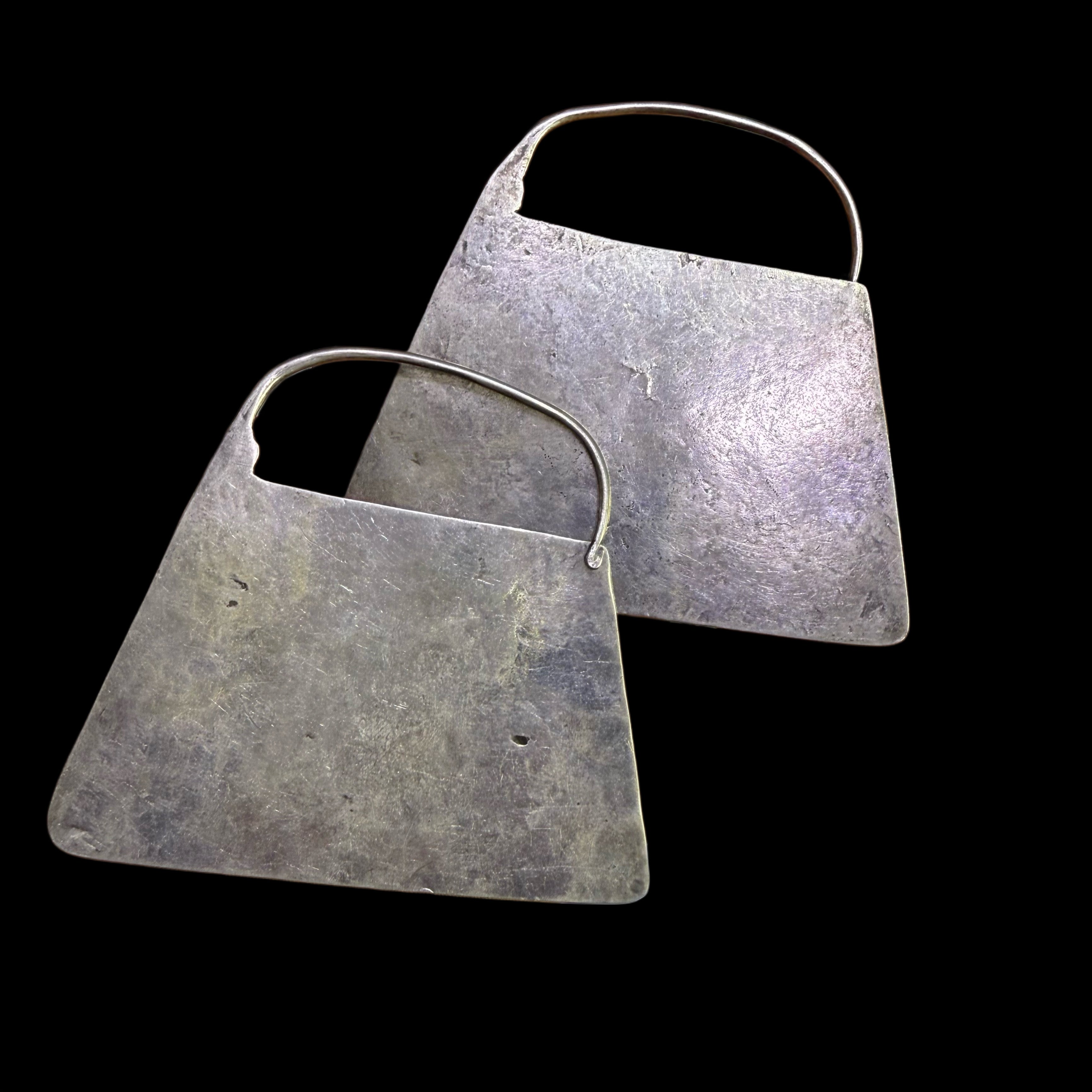 Old Chaway Mapuche Silver Earrings