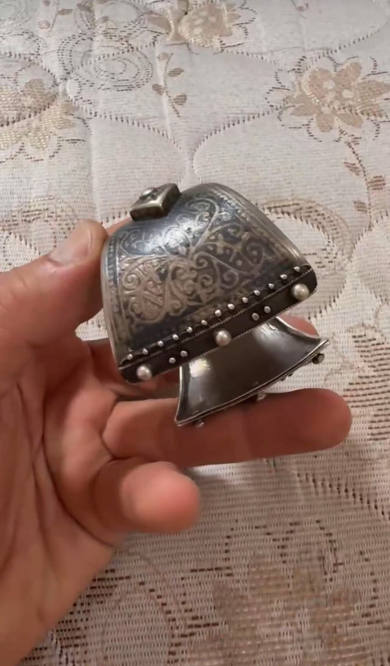 Berber handmade metal bracelets ornaments cuff