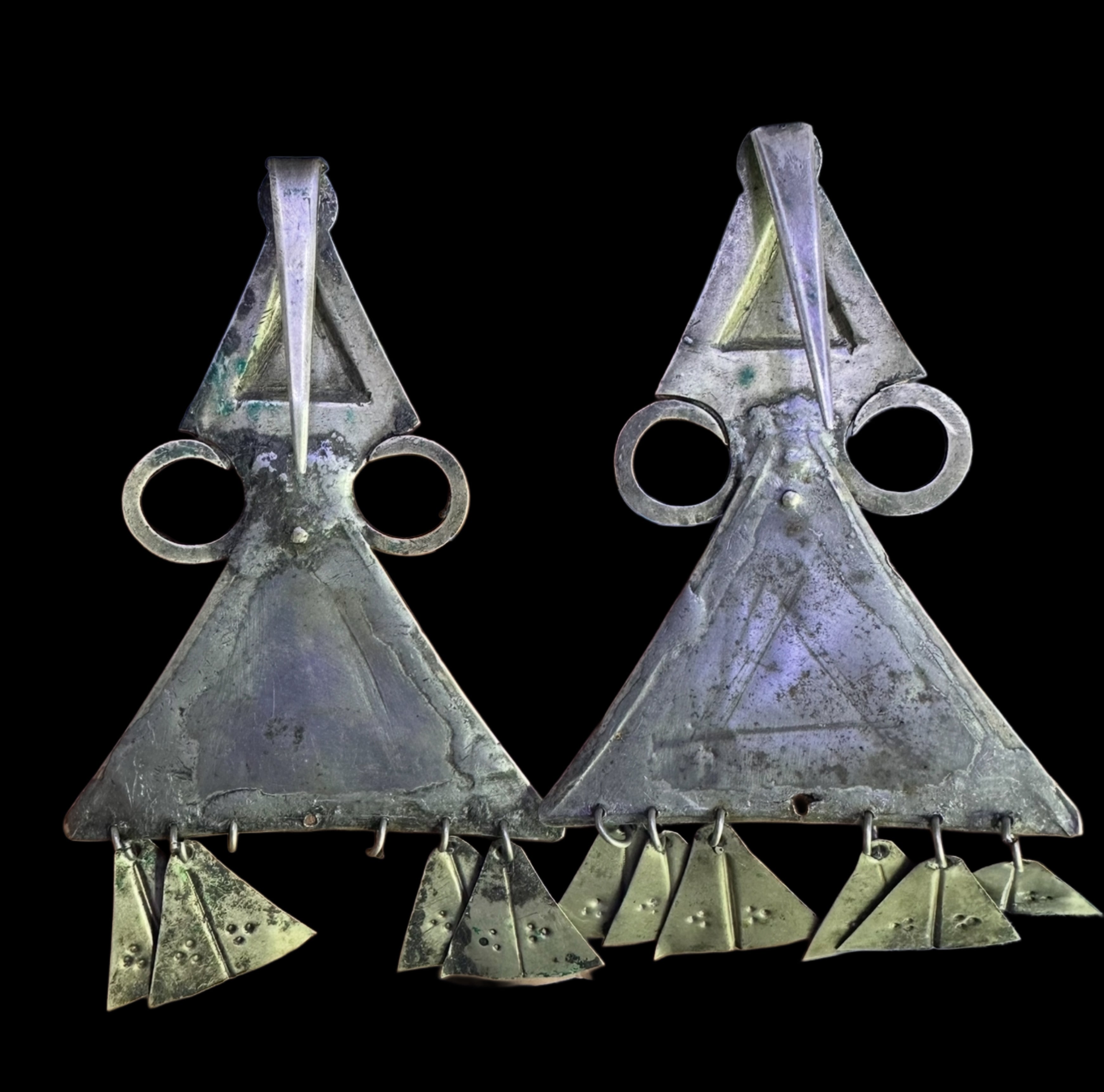 Pendant worn on the temples
Tuareg from Hoggar, Algeria