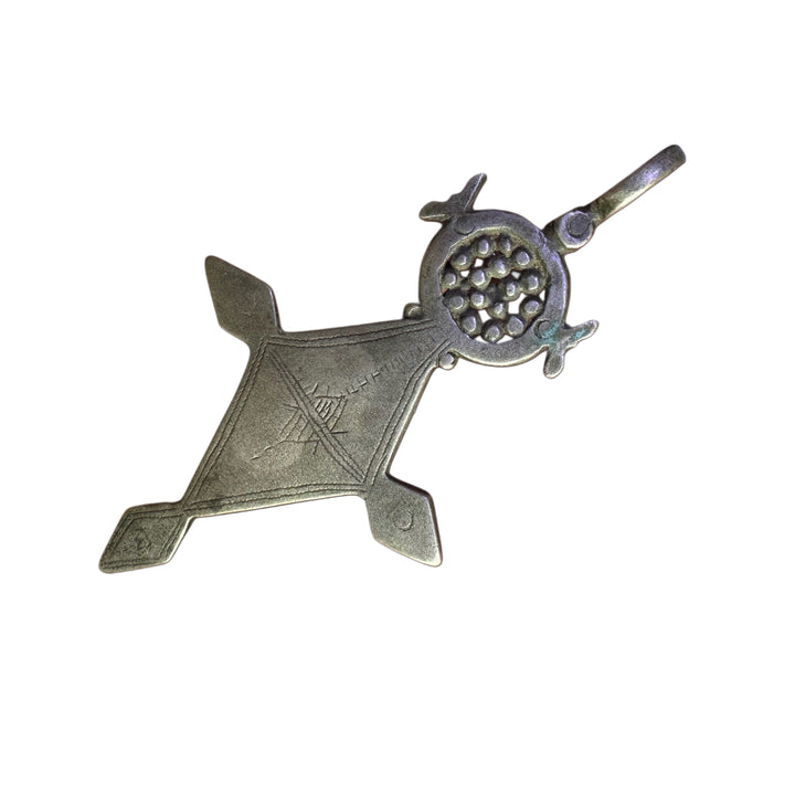 Old silver Tuareg cross