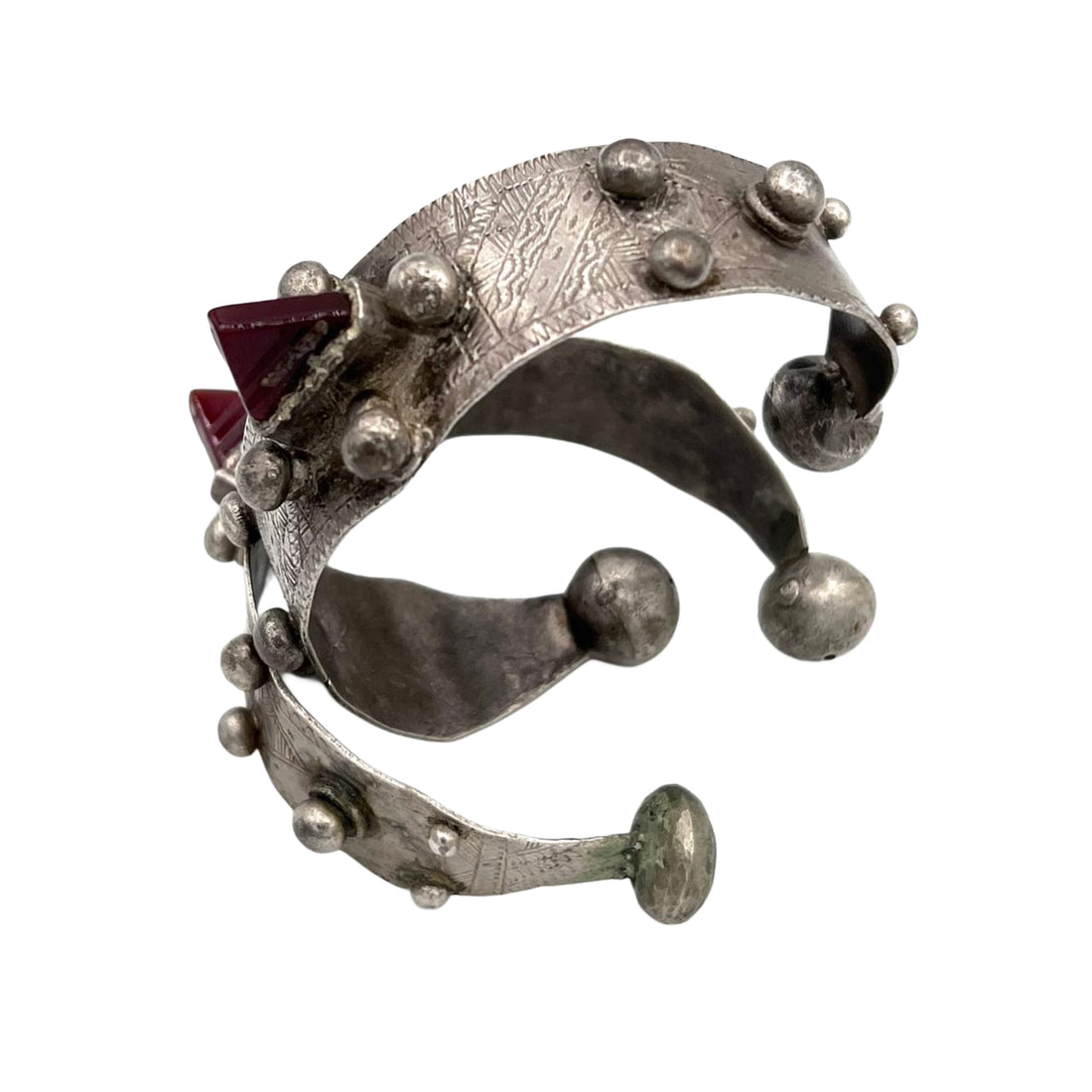 Old silver Tanfoukt, Talhakimt bracelets